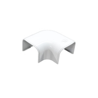Immagine di Tecnosystemi OPTIMA CP 75-OPT curva piana H.5.8 P.12 cm, colore bianco 11106008