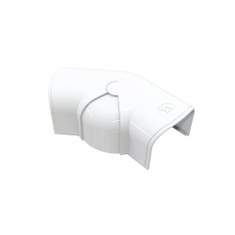 Immagine di Tecnosystemi curva piana snodabile H.5.8 P.13, Optima CPS CPS75-OPT, colore bianco 11106011