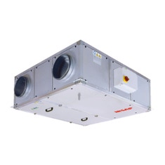 Immagine di Irsap IRSAIR H 1500 controllo E unità di ventilazione a doppio flusso con recupero di calore con controllo remoto Touch Screen, posizionamento orizzontale URED150HRE000