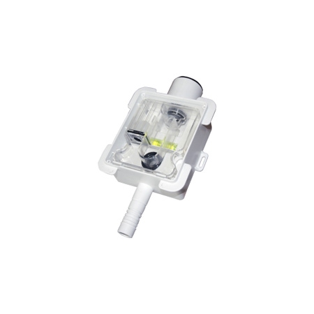 Immagine di Tecnosystemi sifone a secco anti-odore trasparente ed estraibile con coperchio estetico "Regio" 11126322B