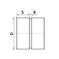 Immagine di Irsap Manicotto di giunzione femmina in lamiera di acciaio DN125 e Ø 127 mm DLZMAF012500