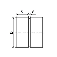 Immagine di Irsap Manicotto di giunzione femmina in lamiera di acciaio DN315 e Ø 317 mm DLZMAF031500