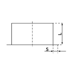 Immagine di Irsap Manicotto cartellato in lamiera di acciaio DN125 e Ø 124 mm DLZMAC012500