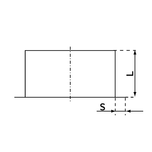Immagine di Irsap Manicotto cartellato in lamiera di acciaio DN125 e Ø 124 mm DLZMAC012500