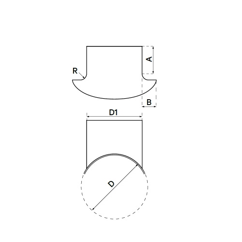Immagine di Irsap Manicotto con attacco a sella, cartellato in lamiera di acciaio con DN125/80 e Ø 124/79 mm DLZMAS120800
