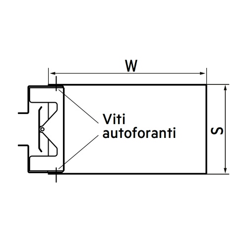 Immagine di Irsap Plenum per diffusore Linea con doppio attacco posteriore D75, con 1 attacco D75, 1 guarnizione, 1 forchetta anti sfilamento e 1 tappo di chiusura TLZPLEP3004D30