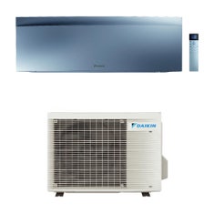 Immagine di Daikin EMURA Climatizzatore a parete monosplit inverter Wi-Fi, silver | unità esterna 2 kW unità interna 7000 BTU RXJ20A+FTXJ20AS