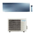 Immagine di Daikin EMURA Climatizzatore a parete monosplit inverter Wi-Fi, silver | unità esterna 3.4 kW unità interna 12000 BTU RXJ35A+FTXJ35AS