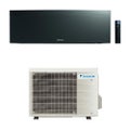 Immagine di Daikin EMURA Climatizzatore a parete monosplit inverter Wi-Fi, black | unità esterna 2 kW unità interna 7000 BTU RXJ20A+FTXJ20AB