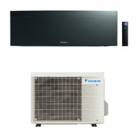 Immagine di Daikin EMURA Climatizzatore a parete monosplit inverter Wi-Fi, black | unità esterna 3.4 kW unità interna 12000 BTU RXJ35A+FTXJ35AB