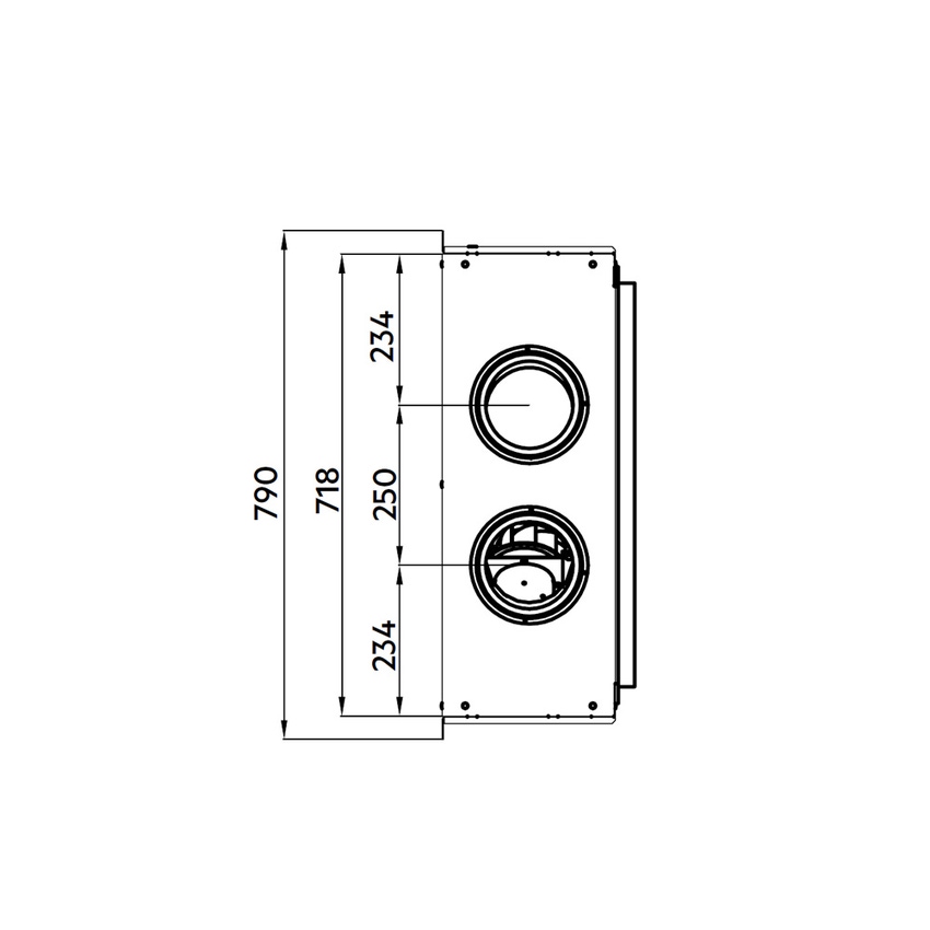 Immagine di Irsap Contenitore in lamiera zincata per installazione in controsoffitto, per unità IRSAIR H 150 P e IRSAIR H 220 P AREINCPPE00