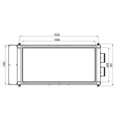 Immagine di Irsap Contenitore in lamiera zincata per installazione in controsoffitto, per unità IRSAIR H 150 P e IRSAIR H 220 P AREINCPPE00