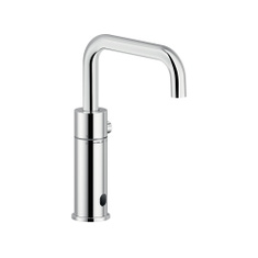 Immagine di Nobili VELIS rubinetto con comando a infrarossi H.24.6 P.10.6 cm, senza scarico, con bocca girevole, finitura cromo IRVE125118/3CR