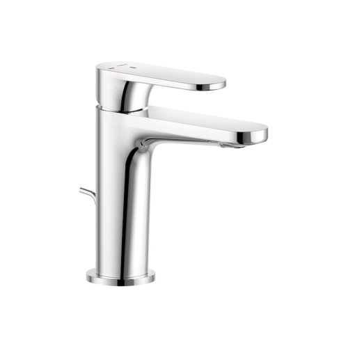 Immagine di Nobili YOYO miscelatore monocomando lavabo H.15.5 P.11.1 cm, a risparmio energetico, scarico con sistema Snap, finitura cromo YOE126118/1CR