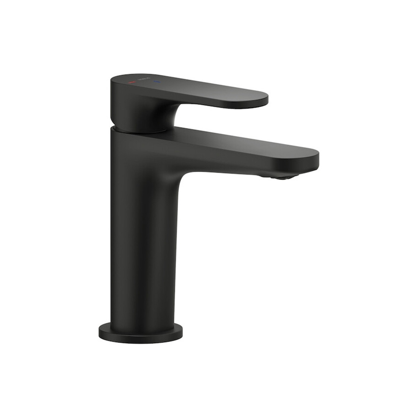 Immagine di Nobili YOYO miscelatore monocomando lavabo H.15.5 P.11.1 cm, a risparmio energetico, senza scarico, finitura velvet black YOE126118/3BM