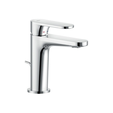 Immagine di Nobili YOYO miscelatore monocomando lavabo H.15.5 P.11.1 cm, a risparmio energetico, senza scarico e limitatore di portata, finitura cromo YO126118/1CR