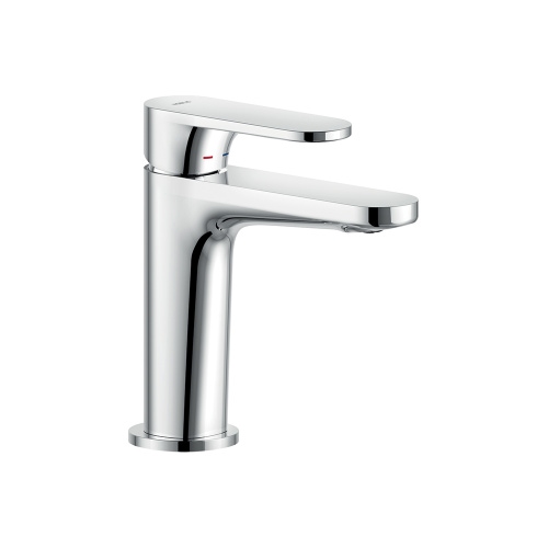 Immagine di Nobili YOYO miscelatore monocomando lavabo H.15.5 P.11.1 cm, a risparmio energetico, senza scarico, con limitatore di portata, finitura cromo YO126118/3CR