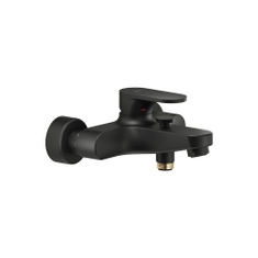 Immagine di Nobili YOYO miscelatore monocomando vasca esterno P.17 cm, con deviatore, colore mora finitura opaco YO126110/1BM