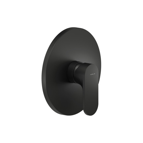 Immagine di Nobili YOYO miscelatore monocomando doccia, ad incasso a parete, 1 via, con limitatore di portata, parte incasso inclusa, colore mora finitura opaco YO126108BM