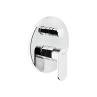 YOYO miscelatore monocomando doccia, ad incasso a parete, 2 vie, con deviatore e limitatore di portata, finitura cromo