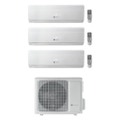 Immagine di Hermann Saunier Duval VIVAIR Uni Comfort R32 Climatizzatore a parete trial split inverter bianco | unità esterna 7.1 kW unità interne 7000+7000+7000 BTU SDH 19-070 MC3NO+SDH 19-[020|020|020] NWI