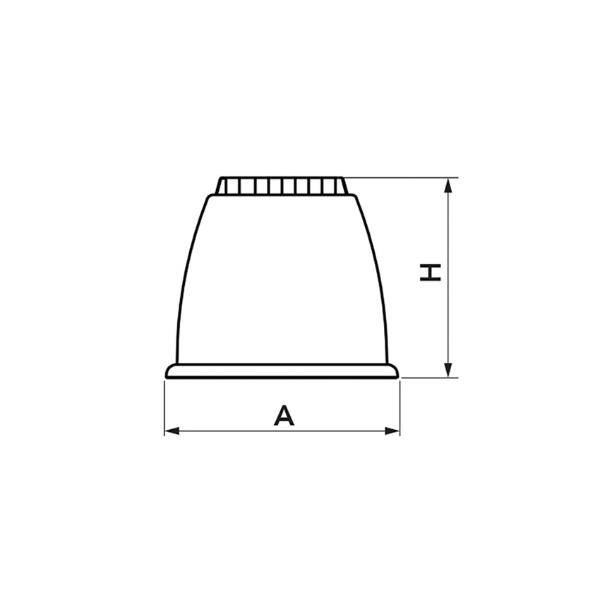 Immagine di Tecnosystemi GENIUS 1000 piedino a pavimento con perno di fissaggio rapido Ø 10, colore nero (4 pezzi) 11105340N