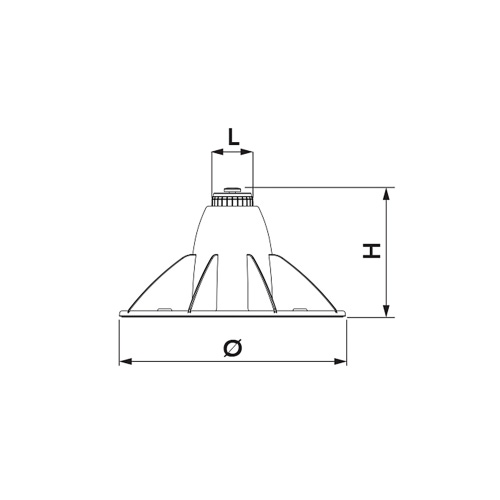 Immagine di Tecnosystemi GENIUS 1200R piedino antivibrante a pavimento, regolabile con vite di fisaggio M10, colore nero 11105400
