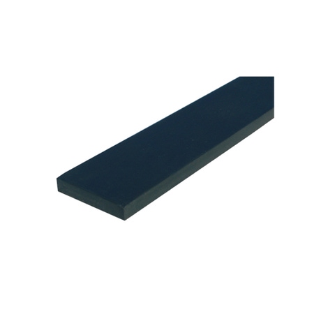 Immagine di Tecnosystemi fascia in gomma vulcanizzata L.61 P.5 H.0.9 cm, antivibrante naturale multiuso 11100069