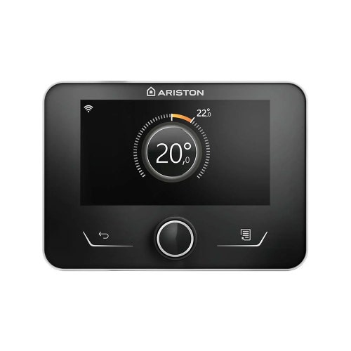 Immagine di Ariston ALTEAS ONE+ NET 24 Caldaia murale a condensazione con connettività integrata e Sensys HD nero incluso 3301771