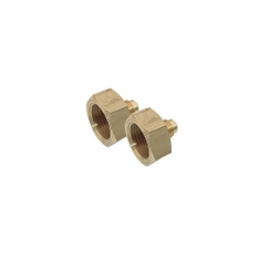 Immagine di Tecnosystemi adattatore per bombole con filetto a CX uscita 1/4" SAE 11132105