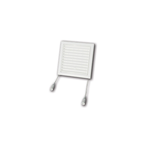 Immagine di Tecnosystemi griglia quadrata a regolazione manuale ad incasso "G.Q.R.M.I." Ø150 11104073