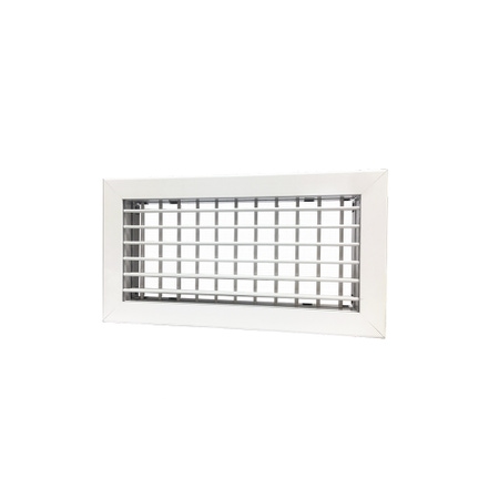 Immagine di Tecnosystemi bocchetta di mandata L.33.2 H.23.2 cm, in alluminio verniciata, colore bianco WB11161515