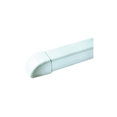 Immagine di Tecnogas tappo terminale per canalina, 6,5x5 cm, colore bianco 12791 