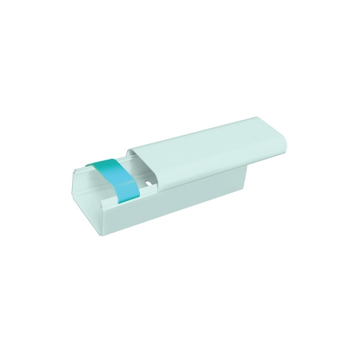 Immagine di Tecnogas supporto di bloccaggio per canalina 9x6,5 cm, colore bianco 12767