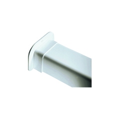 Immagine di Tecnogas passaggio a muro per canalina, 6,5x5 cm, colore bianco 12776