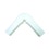 Immagine di Tecnogas curva regolabile con angolare snodabile a partire da 45° per canalina, 9x6,5 cm, colore bianco 12831