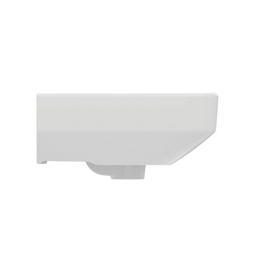 Immagine di Ideal Standard soluzione bagno completo, sanitari sospesi, lavabo 55 cm con colonna, colore bianco, rubinetteria finitura cromo SING12