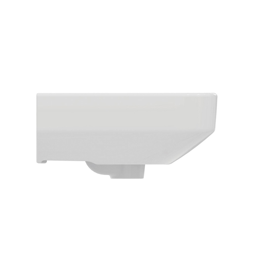 Immagine di Ideal Standard soluzione bagno completo, sanitari sospesi, lavabo 55 cm con colonna, colore bianco, rubinetteria finitura cromo SING12