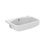 Immagine di Ideal Standard I.LIFE S lavabo da semincasso L.50 H.17.5 P.36 cm monoforo, con foro del troppopieno, colore bianco finitura lucido T458801