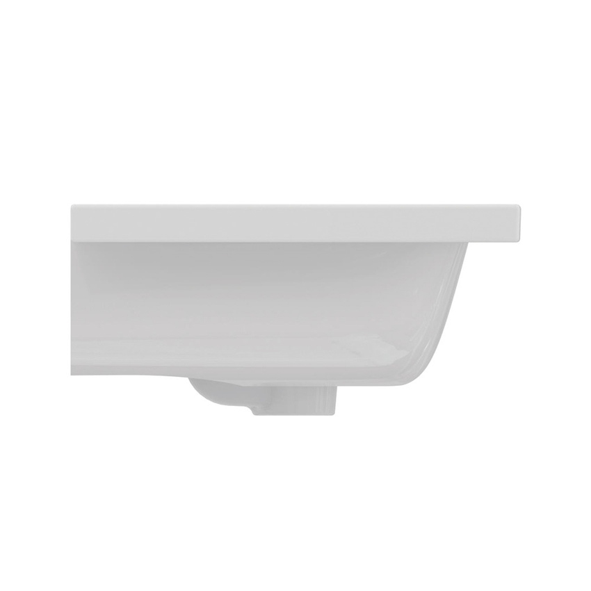 Immagine di Ideal Standard soluzione bagno completo, sanitari sospesi, lavabo con mobile 80 cm, doccia rettangolare 120x80 cm, colore bianco, rubinetteria finitura cromo SING11
