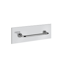 Immagine di Gessi VENTI20 maniglia e porta salvietta per vetro L.30 cm, finitura cromo 65511#031