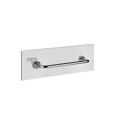 Immagine di Gessi VENTI20 maniglia e porta salvietta per vetro L.30 cm, finitura cromo 65511#031