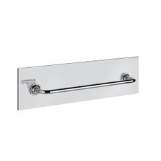 Immagine di Gessi VENTI20 maniglia e porta salvietta per vetro L.45 cm, finitura cromo 65513#031