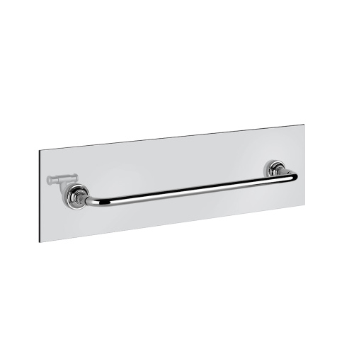Immagine di Gessi VENTI20 maniglia e porta salvietta per vetro L.45 cm, finitura cromo 65513#031