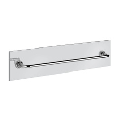 Immagine di Gessi VENTI20 maniglia e porta salvietta per vetro L.60 cm, finitura cromo 65515#031