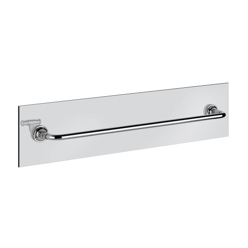 Immagine di Gessi VENTI20 maniglia e porta salvietta per vetro L.60 cm, finitura cromo 65515#031