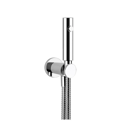 Immagine di Gessi Doccetta doccetta Igienica a pulsante shut-off, a parete, finitura cromo 45123#031