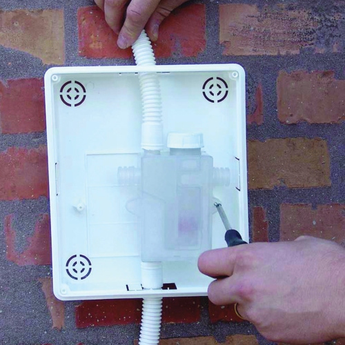 Immagine di Tecnogas kit sifone verticale secco, ispezionabile, con cassetta 11832