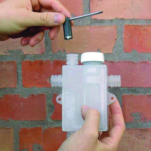 Immagine di Tecnogas kit sifone verticale secco, ispezionabile, con cassetta 11832