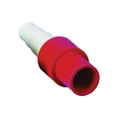 Immagine di Tecnogas raccordo adattatore ø 18 mm in PVC, colore rosso 11842